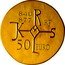 France 50 Euro Charles II 2011 Proof KM# 1805 840 877 RF R K S L 50 EURO coin obverse