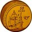 France 50 Euro Jacques Cartier 2011 Proof KM# 1796 LA GRANDE HERMINE 50 EURO RF coin obverse