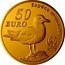 France 50 Euro 50th Anniversary of the World Wildlife Fund. Audouin’s Gull 2011 Proof KM# 1807 ESPÈCE MENACÉE 50 EURO WWF coin reverse