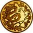 France 50 Euro Year of the Dragon 2012 (a) Proof KM# 1925 ANNÉE DU DRAGON 2012 RF coin obverse