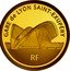 France 50 Euro Lyon Saint-Exupery Railway Station 2012 (a) Proof KM# 1914 GARE DE LYON SAINT-EXUPÉRY RF coin obverse