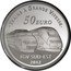 France 50 Euro Lyon Saint-Exupery Railway Station 2012 (a) Proof KM# 1913 TRAINS À GRANDE VITESSE 50 EURO TGV SUD-EST 2012 coin reverse