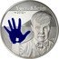 France 50 Euro 50th Anniv. of the Death of Yves Klein 2012 Proof KM# 2088 YVES KLEIN 2012 coin reverse