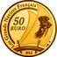 France 50 Euro The Hermione 2012 Proof KM# 2082 LES GRANDS NAVIRES FRANÇAIS 50 EURO 2012 coin reverse