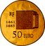 France 50 Euro Louis XI 2013 KM# 1901 RF 1461 1483 50 EURO coin obverse