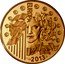 France 50 Euro 50th Anniversary of the Treaty of Elysee 2013 Proof KM# 2093 € € € € € € € € € € € € EUROPA 2013 coin reverse