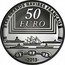 France 50 Euro The Gloire 2013 Proof KM# 1777 LES GRANDS NAVIRES FRANÇAIS 50 EURO 2013 coin reverse