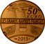 France 50 Euro The Amazone 2013 Proof KM# 1768 50 EURO LES GRANDS NAVIRES FRANÇAIS 2013 coin reverse
