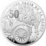 France 50 Euro The Great War. Taxis de la Marne 2014 Proof KM# 2178 LES TAXIS DE LA MARNE 50 EURO 1914 2014 coin reverse