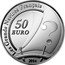 France 50 Euro Sailing Ship Pourquoi Pas 2014 Proof KM# 2156 50 EURO LES GRANDS NAVIRES FRANÇAIS ? 2014 coin reverse