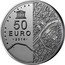 France 50 Euro Paris. The Banks of the Seine 2014 Proof KM# 2142 LES RIVES DE SEINE UNESCO 50 EURO TOUR EIFFEL PALAIS DE CHAILLOT 2014 coin reverse