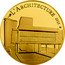 France 50 Euro Le Corbusier 2015 Proof KM# 2226 L'ARCHITECTURE 2015 coin reverse