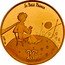 France 50 Euro The Little Prince. Essential in Invisible 2015 Proof KM# 2221 LE PETIT PRINCE RF LPP TM coin obverse