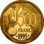 France 500 Francs Louis Pasteur 1995 Proof KM# 1135 LIBERTE EGALITE FRATERNITE 500 FRANCS 1995 coin reverse