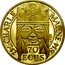 France 500 Francs-70 ECUS Charlemagne 1990 Proof KM# 990 CHARLE MAGNE C. TIETZ 70 ECUS 742 814 coin reverse