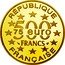 France 500 Francs-75 Euro St. Stephen's Cathedral. Vienna 1996 Proof KM# 1141 RÉPUBLIQUE 500 FRANCS 75 EURO FRANÇAISE coin obverse