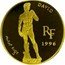 France 500 Francs-75 Euro David by Michaelangelo 1996 Proof KM# 1152 DAVID RF 1996 MICHEL ANGE coin obverse