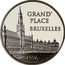 France 500 Francs-75 Euro Grand Place. Bruxelles 1996 Proof KM# 1143a GRAND' PLACE BRUXELLES 1996 coin reverse