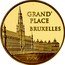 France 500 Francs-75 Euro Grand Place. Bruxelles 1996 Proof KM# 1143 GRAND' PLACE BRUXELLES 1996 coin reverse