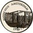France 500 Francs-75 Euro Magere Brug. Amsterdam 1996 Proof KM# 1157a MAGERE BRUG AMSTERDAM 1996 coin reverse