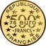 France 500 Francs-75 Euro Luxembourg. Wenceslas Wall 1997 Proof KM# 1192 RÉPUBLIQUE 500 FRANCS 75 EURO FRANÇAISE coin obverse