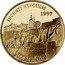 France 500 Francs-75 Euro Luxembourg. Wenceslas Wall 1997 Proof KM# 1192 ENCEINTE WENCESLAS 1997 LUXEMBOURG coin reverse