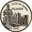 France 500 Francs-75 Euro Ireland. Rock of Cashel 1997 Proof KM# 1190a ROCK OF CASHEL IRLANDE 1997 coin reverse