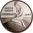 France 500 Francs-75 Euro Little Mermaid Statue in Copenhagen 1997 Proof KM# 1179a PETITE SIRÈNE COPENHAGUE 1997 coin reverse