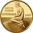 France 500 Francs-75 Euro Little Mermaid statue in Copenhagen 1997 Proof KM# 1179 PETITE SIRÈNE COPENHAGUE 1997 coin reverse