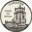 France 500 Francs-75 Euro The Tour of Belem. Lisbon 1997 Proof KM# 1175a LISBONNE TOUR DE BELEM 1997 coin reverse
