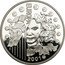 France 6.55957 Francs Last Year of French Franc 2001 Proof KM# 1265.2 € EUROPA 2001 coin reverse