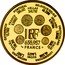 France 655.957 Francs Euro Conversion 2000 Proof KM# 1261 BELGIQUE/BELGIË 40,3399 IRELAND 0.787564 DEUTSCHLAND 1,95583 ITALIA 1936,27 LUXEMBOURG 40,3399 SUOMI 5,64573 NEDERLAND 2,20371 ESPAÑA 166,386 ÖSTERREICH 13,7603 FRANCE 6,55957 PORTUGAL 200,482 HELLAS 340,750 LIBERTÉ ÉGALITÉ FRATERNITÉ R F 19 99 J. JIMENEZ LIBERTÉ ÉGALITÉ FRATERNITÉ R F 19 99 J. JIMENEZ RF 1999 L. JORIO D'AP. O. ROTY RF 1999 F. COURTIADE RF RF 1999 L. JORIO D'AP. O. ROTY RF 1999 F. COURTIADE 655,957 FRANCS coin obverse