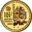 France 655.957 Francs European Art Styles. Nouveau 2000 Proof KM# 1252 BELGIQUE/BELGIË-DEUTSCHLAND-ESPAÑA-FRANCE-IRELAND-ITALIA-LUXEMBOURG-NEDERLAND-ÖSTERREICH-PORTUGAL-SUOMI- EUROPA € RF 655,957 FRANCS 2000 coin obverse