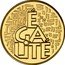 France 655.957 Francs Egalite 2001 Proof KM# 1280 E GA LITE coin reverse