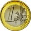 France Euro Trees 2006 In sets only KM# 1288 1 EURO LL coin reverse