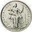 France Franc French Polynesia 1986 (a) KM# 11 REPUBLIQUE FRANÇAISE I E O M G.B.BAZOR 1994 coin obverse