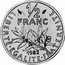France 1/2 Franc KM# P729 Modern Republic LIBERTE EGALITE FRATERNITE 1/2 FRANC 1982 coin reverse