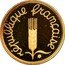 France 1 Centime KM# P799 Modern Republic RÉPUBLIQUE FRANÇAISE coin obverse