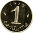 France 1 Centime (Grain Sprig) KM# P928 1979 1 CENTIME coin reverse