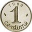 France 1 Centime (Piedfort.) KM# P716 RÉPUBLIQUE FRANÇAISE coin obverse