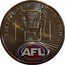 Australia 1 Dollar AFL Premiership Season. Coloured 2023  BU - Colour in 20 Coin tube 2023 AFL PREMIERSHIP SEASON AUSTRALIA FOOTBALL LEAGUE 2023 PREMIERSHIP CUP AFL coin reverse