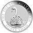 Australia 1 Dollar Swan. Transition Obverse 2023 P BU THE 1OZ 9999 AUSTRALIAN SILVER SWAN P AH coin reverse