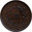 Canada 1 Sou (18 cherry leaves, 7 shamrocks) AGRICULTURE & COMMERCE BAS - CANADA coin obverse