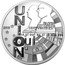 France 10 Euro 25th Anniversary of the Maastricht Treaty 2018  Proof KM# 2497 2018 U N I OUI N  25 ANS DU TRAITE DE MAASTRICHT JA SI OUI SI JO SIM YES coin reverse