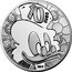 France 10 Euro Donald Duck 2017  Proof KM# 2372 10 EURO 2017 1 SOU coin reverse