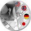 France 10 Euro (FIFA Women World Cup. Asia) FIFA TM COUPE DU MONDE FÉMININE FRANCE 2019 10€ USA 1991 1999 2015 NORVEGE 1995 ALLEMAGNE 2003 2007 JAPON 2011 coin reverse