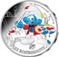 France 10 Euro (Painter Smurf) KM# 2868 LE SCHTROUMPF PEINTRE RF LES SCHTROUMPFS TM coin reverse