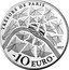 France 10 Euro Statue of Liberty Grenelle 2017  Proof KM# 2376 TRÉSORS DE PARIS 2017 10 EURO coin reverse