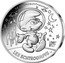 France 10 Euro (The Cosmonaut Smurf) KM# 2863 LE COSMOSCHTROUMPF RF LES SCHTROUMPFS TM coin reverse