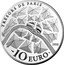 France 10 Euro The Gates of the Chateau De Versailles 2018  Proof KM# 2499 TRESORS DE PARIS 2018 10 EURO coin reverse